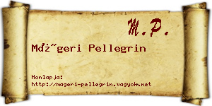 Mágeri Pellegrin névjegykártya